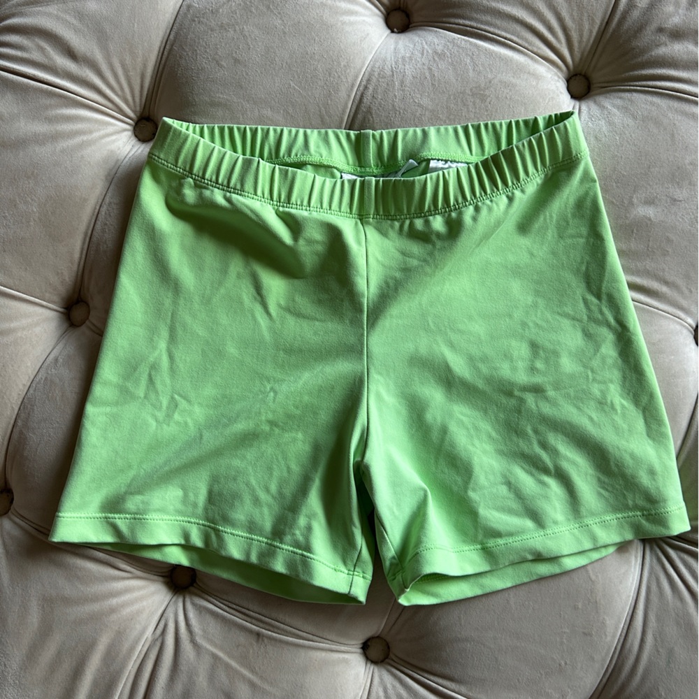 Vibrant Green Women's Bike Shorts